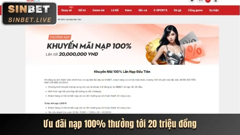 Thưởng Nạp Tiền Lần Hai Cho Casino